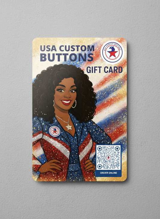 USA CUSTOM BUTTONS GIFT CARDS  $20 (virtual and physical)